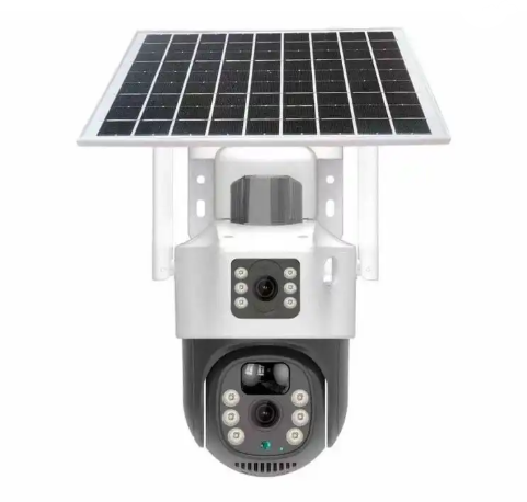 Camara Wifi Solar Doble Lente 2K 360°
