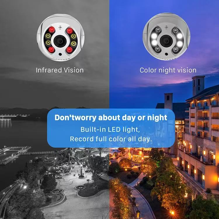 Camara Ip Infrarroja Impermeable Wifi