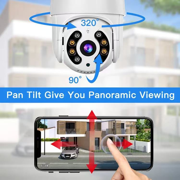 Camara Ip Infrarroja Impermeable Wifi