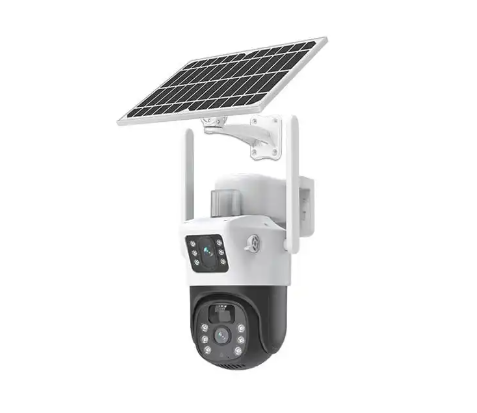 Camara Wifi Solar Doble Lente 2K  360°