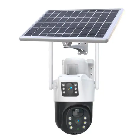 Camara Wifi Solar Doble Lente 2K  360°