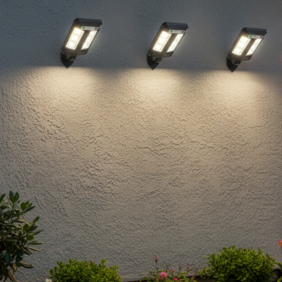 Pack 3 Lamparas LED Carga Solar IPS 67