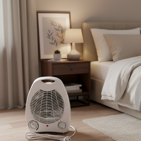 Calefactor Ventilador Portátil Eléctrico