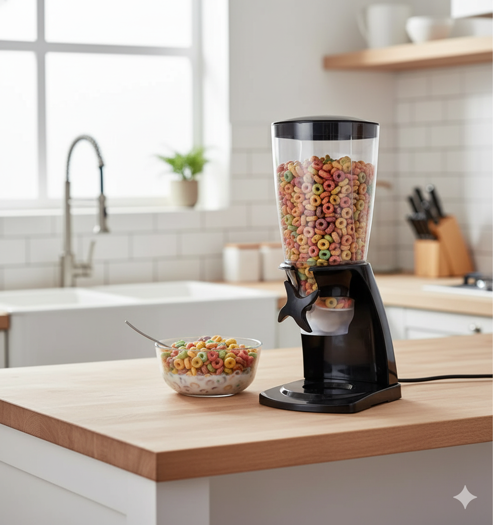 Dispensador De Cereal De Mesa Simple