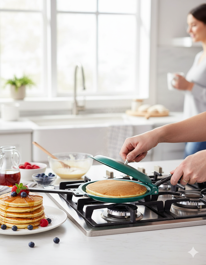 Sartén Panqueques Doble Cara EasyCook