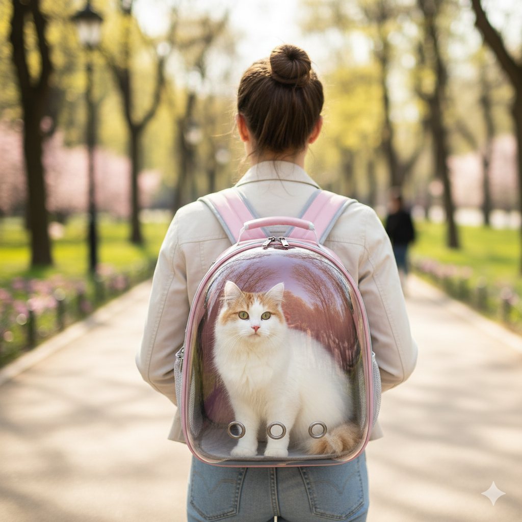 Mochila Estilo Espacial Para Mascotas