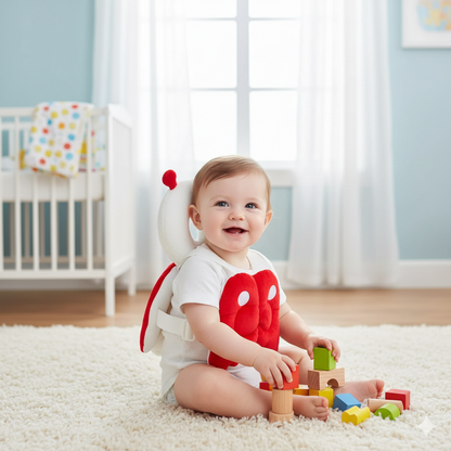🔴 Protector de cabeza de bebé - mochila