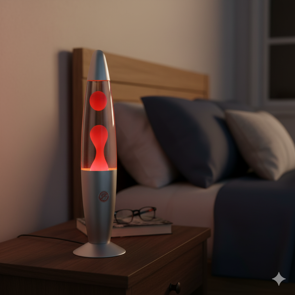 Lámpara nocturna de lava