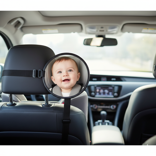 Espejos de auto para vigilar al bebé