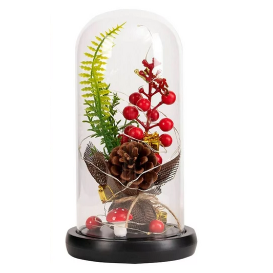 Piñón de Navidad en Cúpula de Cristal