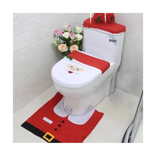 Set de Baño Decoración Cosas De Navidad