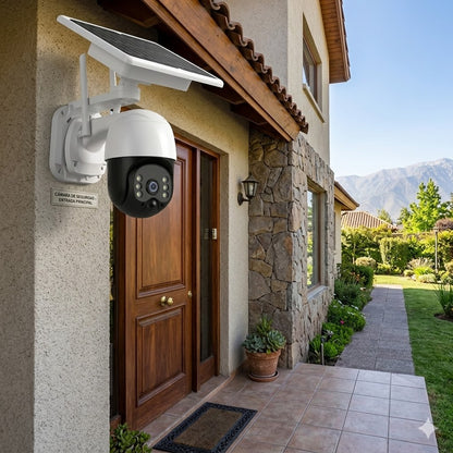 Camara Seguridad Solar WiFi PTZ